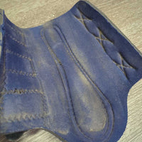 Closed Neoprene Front Boots, velcro *gc, dirty, faded, residue, rubs, hair, stains
