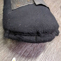 Closed Boots, velcro *gc/fair, dirty, faded, stains, rubs, pills, loose edges, threads, older
