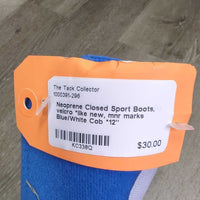Neoprene Closed Sport Boots, velcro *like new, mnr marks
