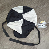 Lycra Helmet Cover, ribbon *vgc, clean, mnr inner stains

