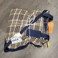 Hvy Cotton Stable Sheet *vgc, clean, 0 legs/tail, mnr hair, dirt, stains, rubs repairs, threads, shavings
