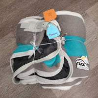 Hvy Fleece Cooler, tail *vgc, clean, mnr hair, dirt, pills, stains
