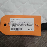 Quilt Baby Pad *gc, clean, pilly, mnr stains, dingy, faded, threads, hair, puckers
