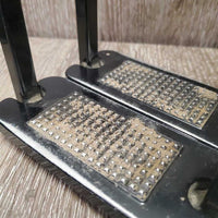 Pr Sitrrup Irons *vgc/gc, dirt, scuffed, rubbed, residue, dings
