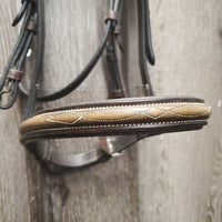 Rsd/FS Monocrown Bridle, Rsd/FS Braided Reins *vgc/gc, clean, rubs, stains, scrapes, faded
