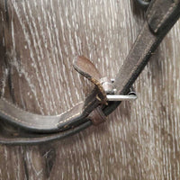 Rsd/FS Monocrown Bridle, Rsd/FS Braided Reins *vgc/gc, clean, rubs, stains, scrapes, faded
