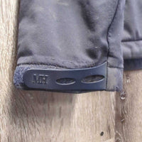Light Fleece Lined Jacket, Zipper *gc/fair, faded, puckers, dingy, stains, dirt, hair
