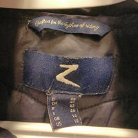 Light Puffy Jacket, zip *gc/fair, dirty, discolored, shiny/v.rubbed, v.pilly edges, sm holes, pulled zipper teethh

