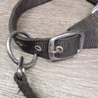 Nylon Halter, adj, snap, Padded Crown *gc, dirt, faded, residue
