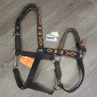 Nylon Halter, adj, snap, Padded Crown *gc, dirt, faded, residue
