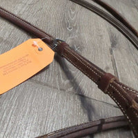 Rsd Standing Martingale, stopper *gc/fair, clean, v.scraped, v.rubbed, v.stiff, dry, loose keepers, twisted
