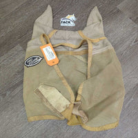 Hvy Mesh Fly Mask, ears *fair, stains, unstitched edges, holes, rubs, clumpy, older, smells, stretched els
