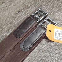 Padded Sm Belly Girth, center carabiner, x2 els *vgc, clean, mnr esidue, hair,s cuffs, rubs
