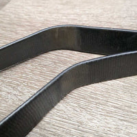 Nylon Lined Synthetic Stirrup Leathers *gc, mnr dirt, dent, rubs & pulled hole
