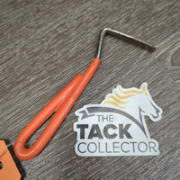 Metal Hoof Pick *gc, clean, rusty, stains
