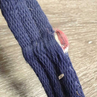 Thick Padded Lunge Line, Loop Handle *gc/fair, rubs, frays, hairy, popped edges, knots, faded?

