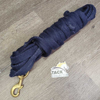 Thick Padded Lunge Line, Loop Handle *gc/fair, rubs, frays, hairy, popped edges, knots, faded?
