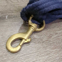 Thick Padded Lunge Line, Loop Handle *gc/fair, rubs, frays, hairy, popped edges, knots, faded?
