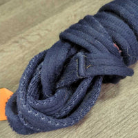 Thick Padded Lunge Line, Loop Handle *gc/fair, rubs, frays, hairy, popped edges, knots, faded?
