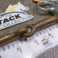 SS Tom Thumb Western Bit *gc/fair, residue, chews, scuffs, stains, loose joints, scratches
