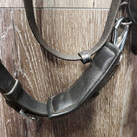 "Jump Off" Monocrown Bridle, bling, snap *gc, clean, repair, scuffs, missing bling, replaced & chewed keepers
