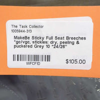 Sticky Full Seat Breeches *gc/vgc, stickies: dry, peeling & puckered
