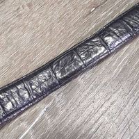Vintage Leather Belt, Horsehead Buckle *vgc/gc, mnr dents, edge scrapes & scratches
