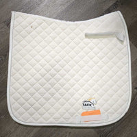 Thin Quilt Dressage Saddle Pad, 1x piping *like new

