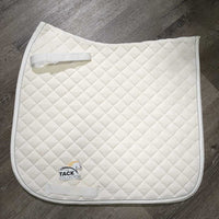 Thin Quilt Dressage Saddle Pad, 1x piping *like new
