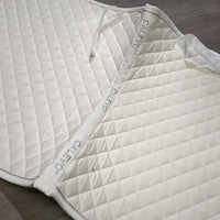 Thin Quilt Dressage Saddle Pad, 1x piping *like new
