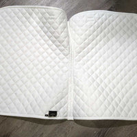 Thin Quilt Dressage Saddle Pad, 1x piping *like new
