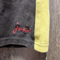 SS Polo Shirt "Latino Polo Club", Button Up *gc/fair, v.faded, rubs, pills, pits?

