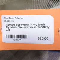 Hvy Mesh Fly Mask *like new, clean
