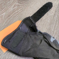 Light Cloth Riding Gloves *gc, dirty, faded, hairy, rubs
