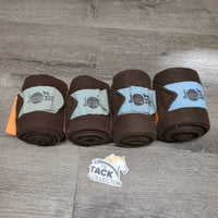4 Fleece Polos, bag *clean, 2: vgc 2:gc *clumpy & mnr hair
