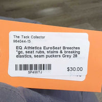 EuroSeat Breeches *gc, seat rubs, stains & breaking elastics, seam puckers
