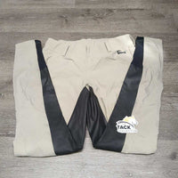 Full Seat Breeches *gc, seams: puckers, unstitched, discolored
