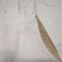 Light Side Zip Breeches *gc, older, mnr seam puckers, rubs & pills, discolored seat & legs

