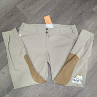 Euro Seat Breeches, velcro *vgc/xc, v.mnr threads & seam puckers
