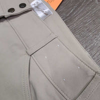 Euro Seat Breeches, velcro *vgc/xc, v.mnr threads & seam puckers
