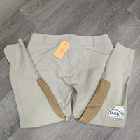 Euro Seat Breeches, velcro *vgc/xc, v.mnr threads & seam puckers
