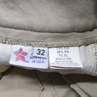 Euro Seat Breeches, velcro *vgc/xc, v.mnr threads & seam puckers
