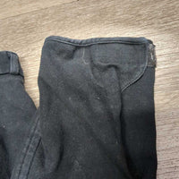 Hvy Cotton Full Seat Breeches *gc, faded, linty, mnr hair, puckers, older
