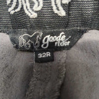 Full Seat Breeches *gc, seam puckers, puckers, stains, faded, stretched legs
