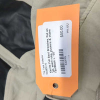 Full Seat Breeches, Pull on *gc, seam rubs, puckers & stains
