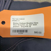 Euro Seat Breeches *xc, mnr seam puckers
