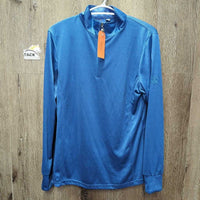 LS Sun Shirt, 1/3 Zip Up, Mesh Pits *xc
