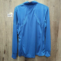 LS Sun Shirt, 1/3 Zip Up, Mesh Pits *xc
