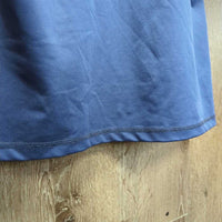 SS Polo Shirt, 1/4 Button Up *vgc/gc, peeling & cracking text
