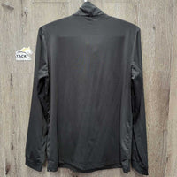 LS Sun Shirt, 1/2 Zip Up, Mesh Sleeves *vgc, mnr snags, edge rubs & peeling logo
